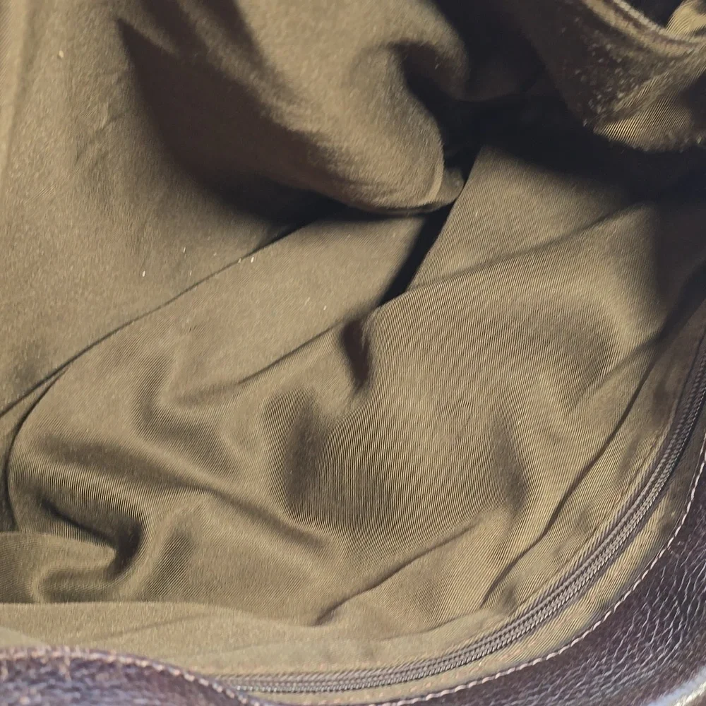 Kenneth Cole Brown Leather Messenger Bag
